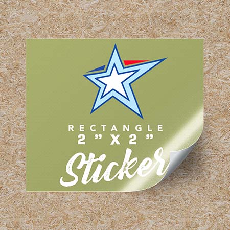 Rectangular Stickers 2"x2"