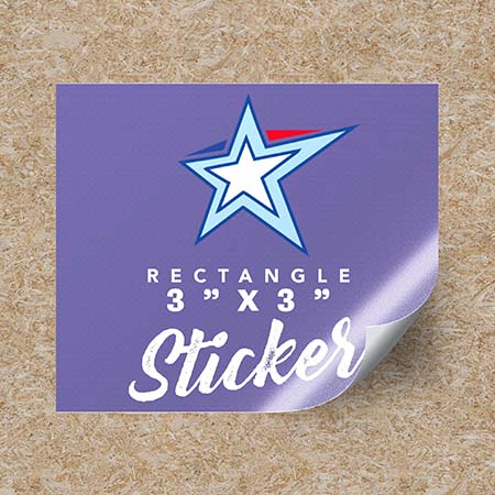 Rectangular Stickers 3"x3"