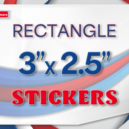 Rectangular Stickers 3"x2.5"