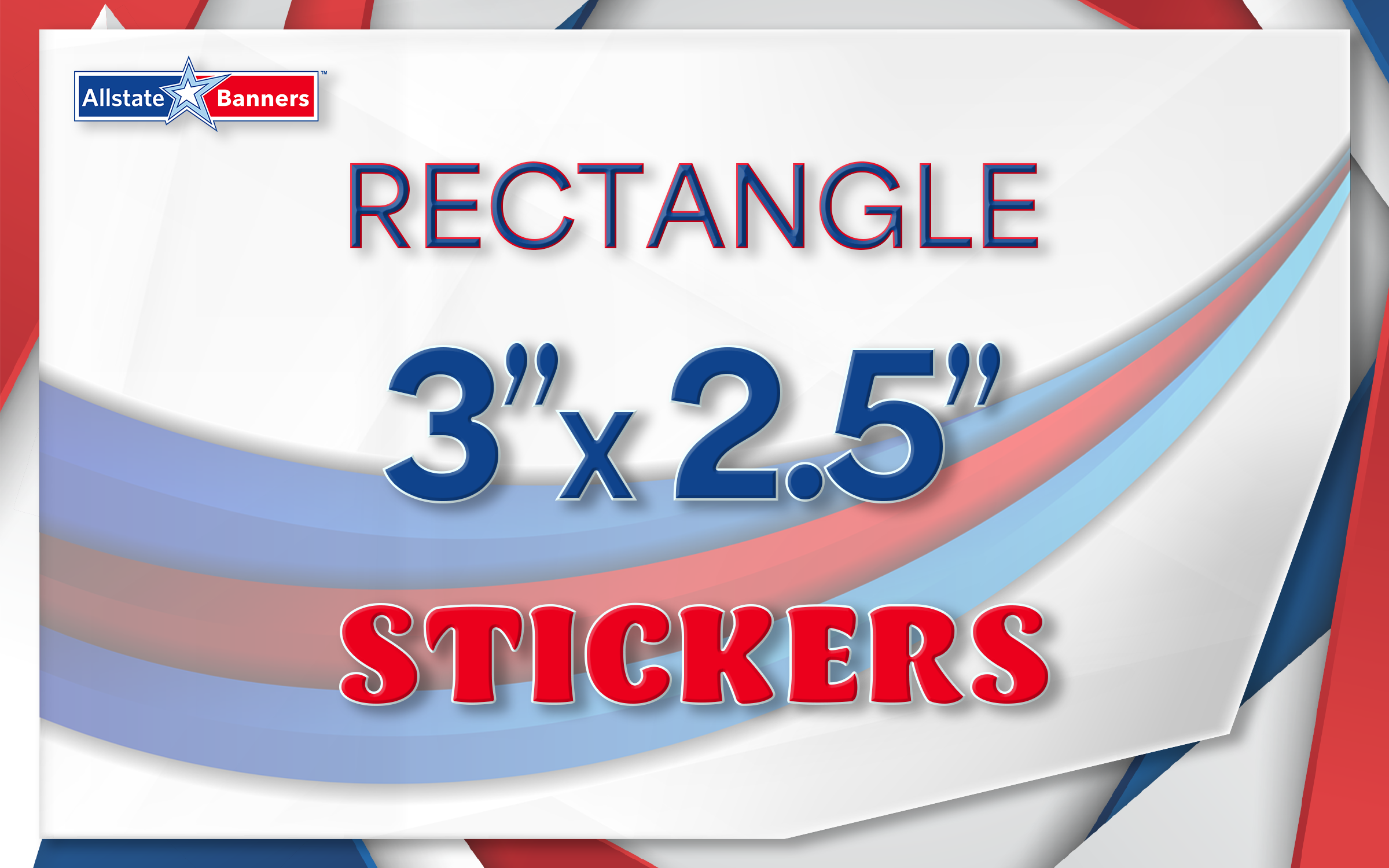 Rectangular Stickers 3