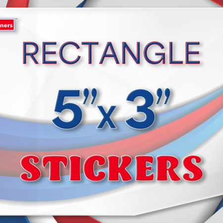 Rectangular Stickers 5"x3"