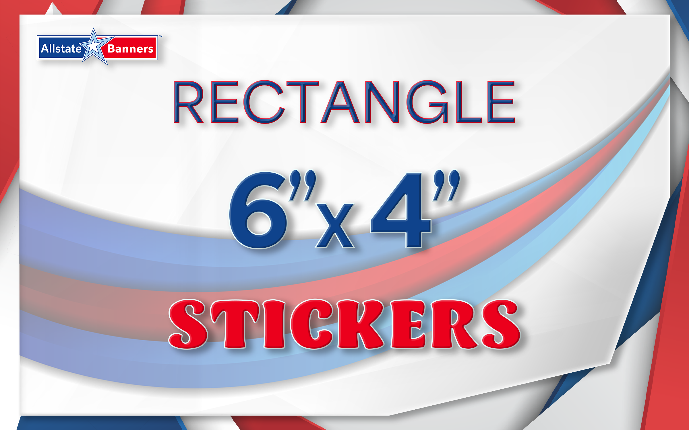 Rectangular Stickers 6
