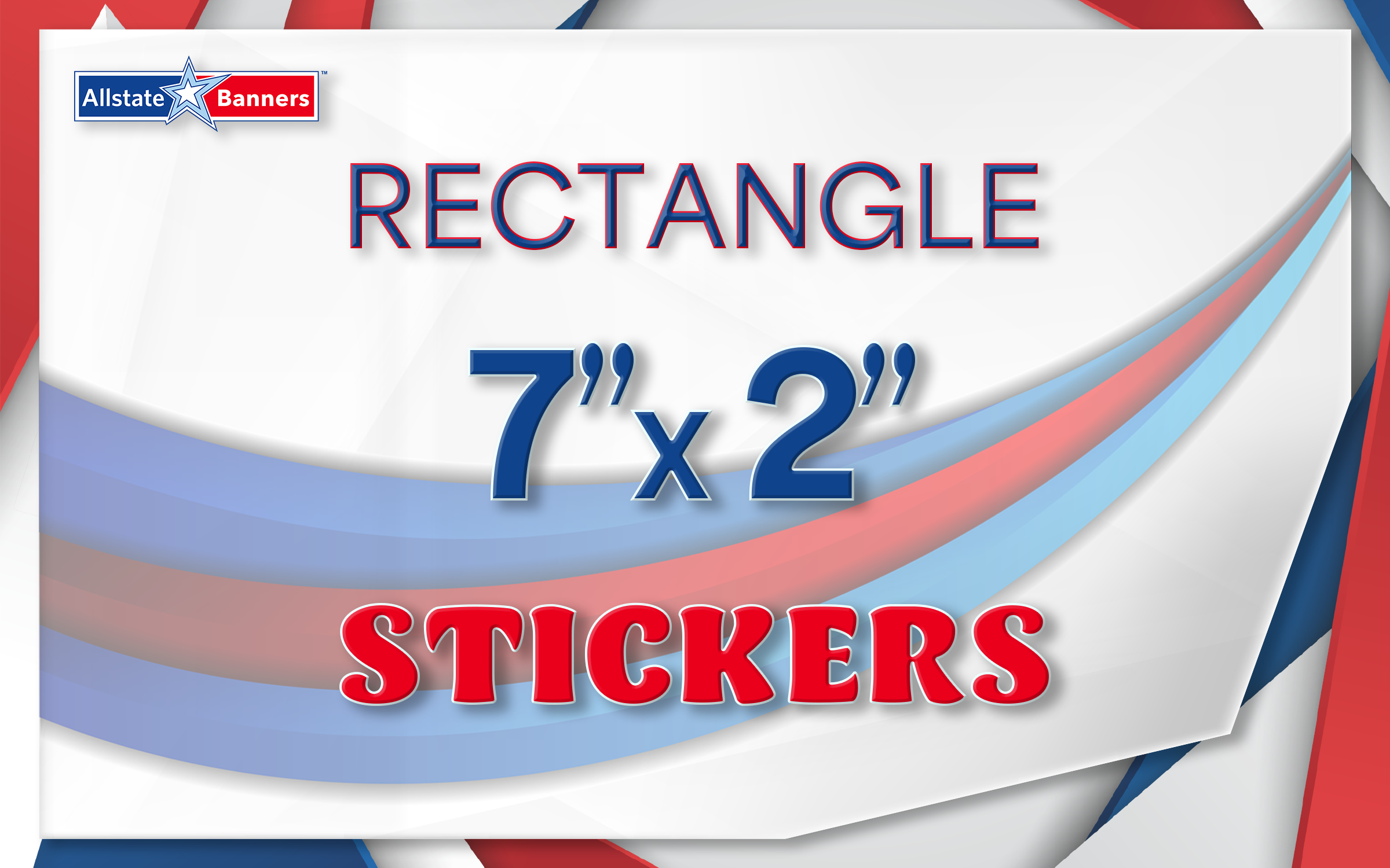 Rectangular Stickers 7