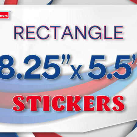 Rectangular Stickers 8.25"x5.5"